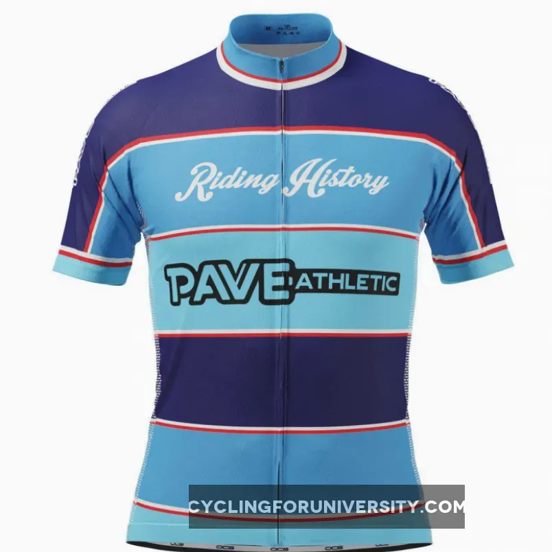 PAVE Athletic Delgado Retro Short Sleeve Cycling Jersey Reynolds Cycling