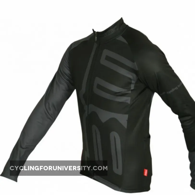 BMC PASSION RACE 2011 Winter Fleece Long sleeve cycling jersey jacket Black