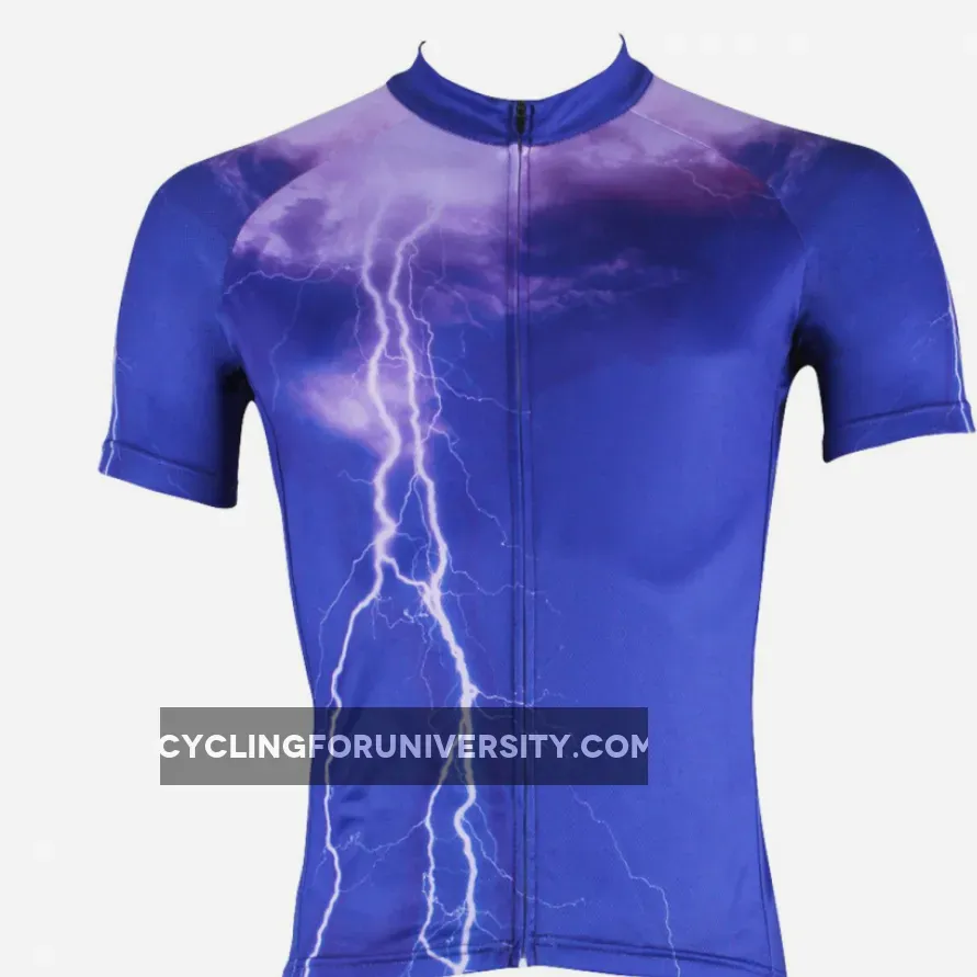 ILPALADINO Lightning Men's Professional MTB Cycling Jersey Breathable and Quick Dry Comfortable Bike Shirt for Summer NO.254