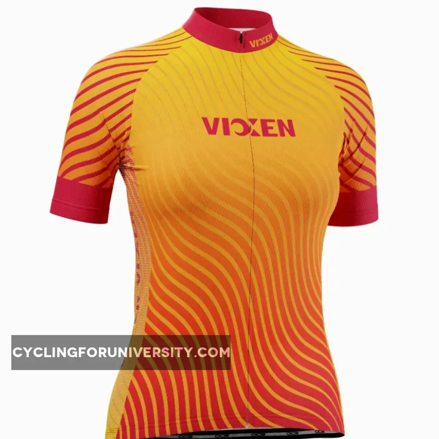 Vixen Women's Four Seasons Summer Short Sleeve Cycling Jersey