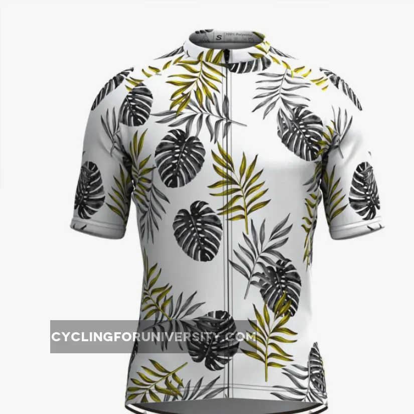 Men's Hawaiian Tropical Plants Cycling Jersey Outlet