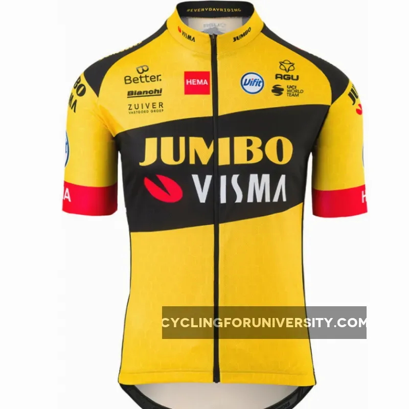 2020 Jumbo Visma Full Zip Jersey, Brand New JUM20J2