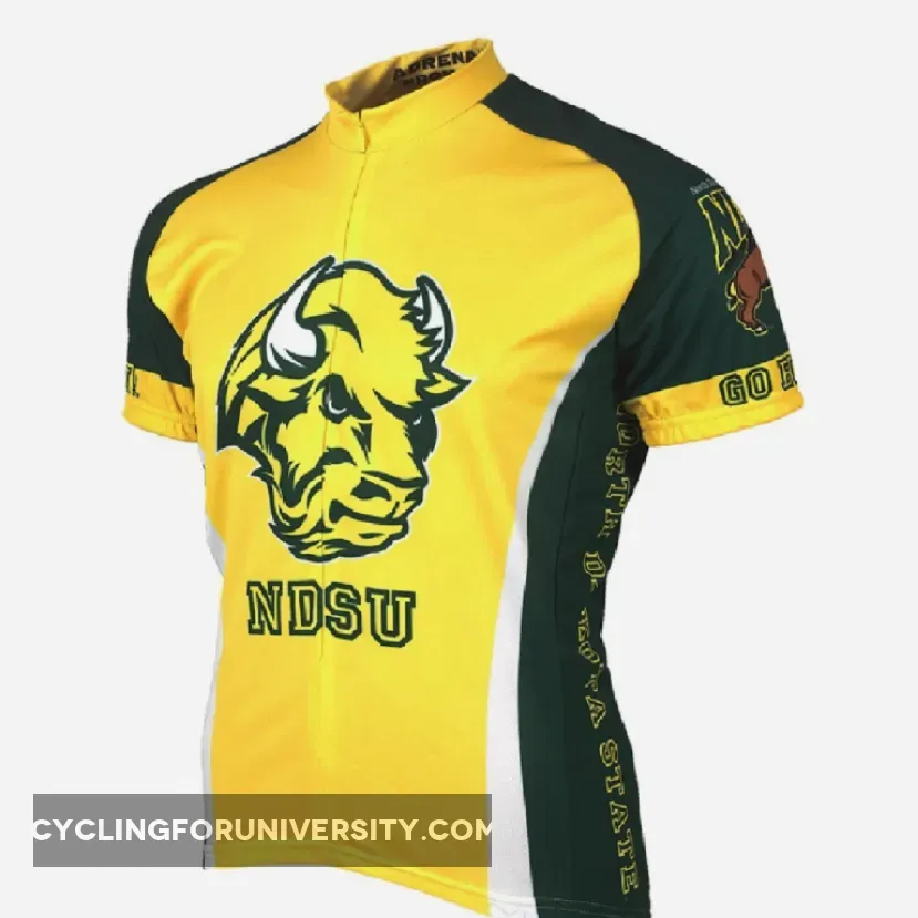 Adrenaline Promo North Dakota State University 3/4 zip Men's Cycling Jersey NDSU-MED