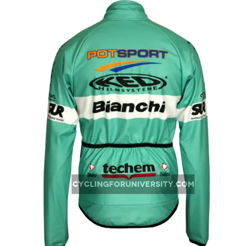 BIANCHI BERLIN 2012 Nalini Radsport-Profi-Team Winter Fleece Long sleeve cycling jersey jacket