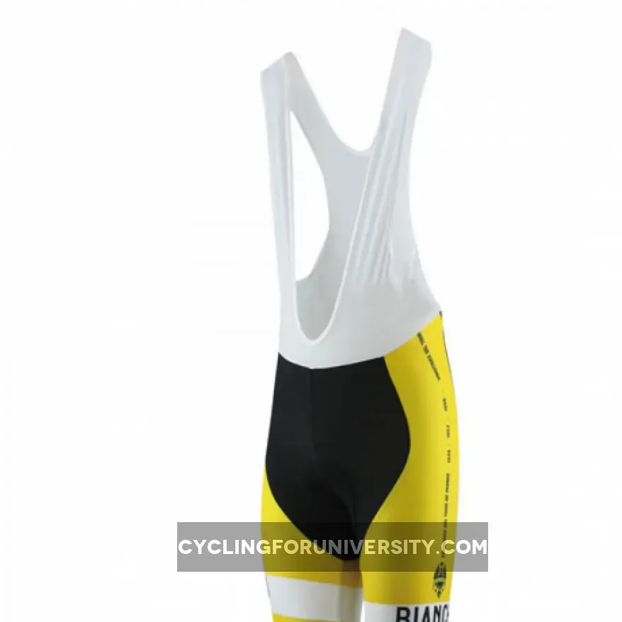 Bianchi Yellow - Tour De France Cycling Bib Shorts To Buy