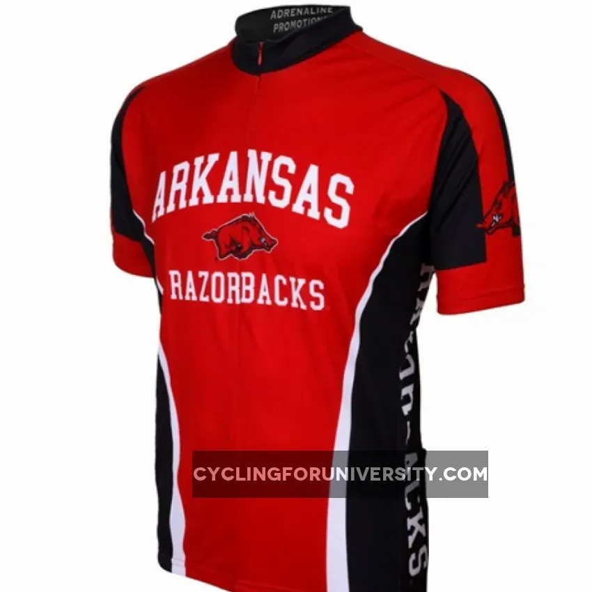 U of A UA University of Arkansas Razorbacks Cycling Jersey #University Of Arkansas Jersey