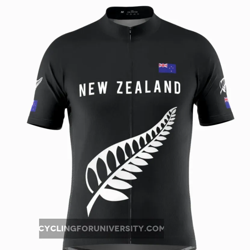 Men's New Zealand Silver Fern Pro Cycling Jersey / Silver Fern New Zealand