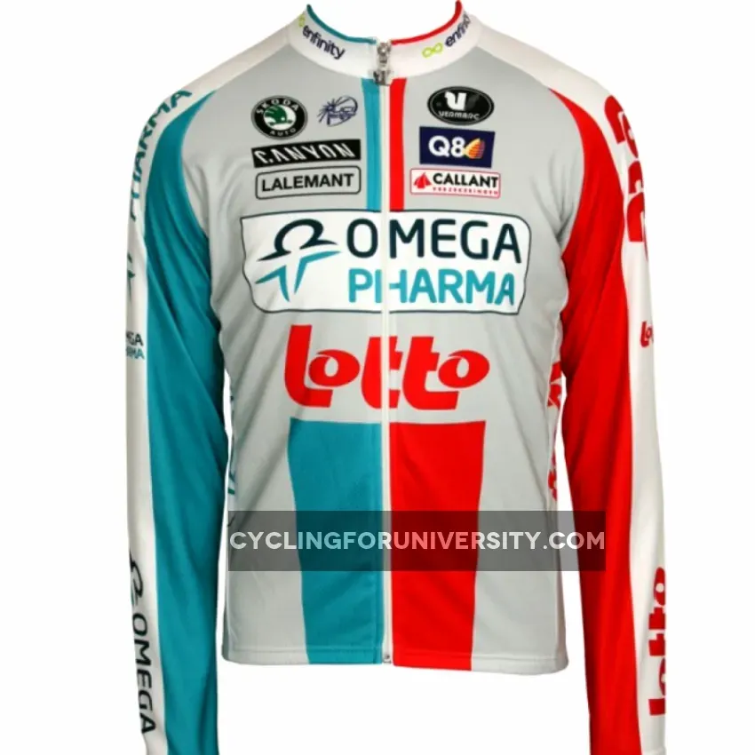 OMEGA PHARMA-LOTTO 2011 Vermarc Radsport-Profi-Team Long Sleeve Jersey