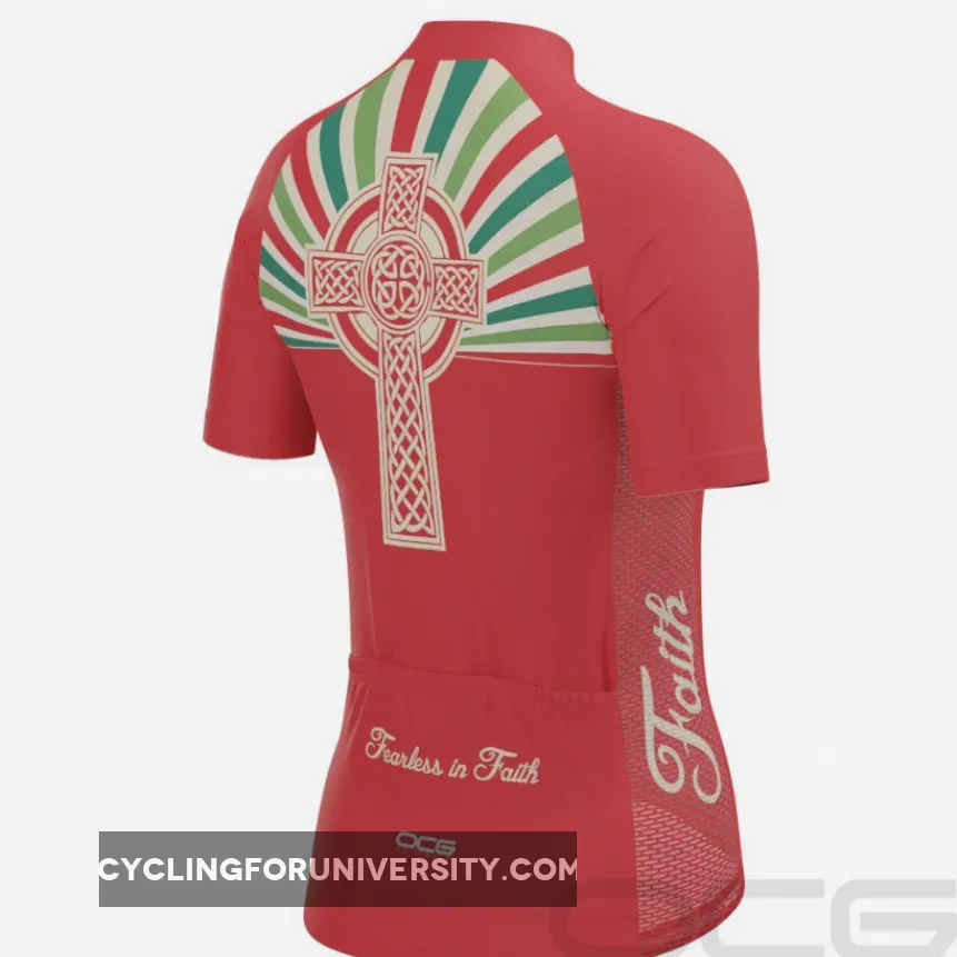 Women's Christian Fearless in Faith Cycling Jersey Fearless Gear