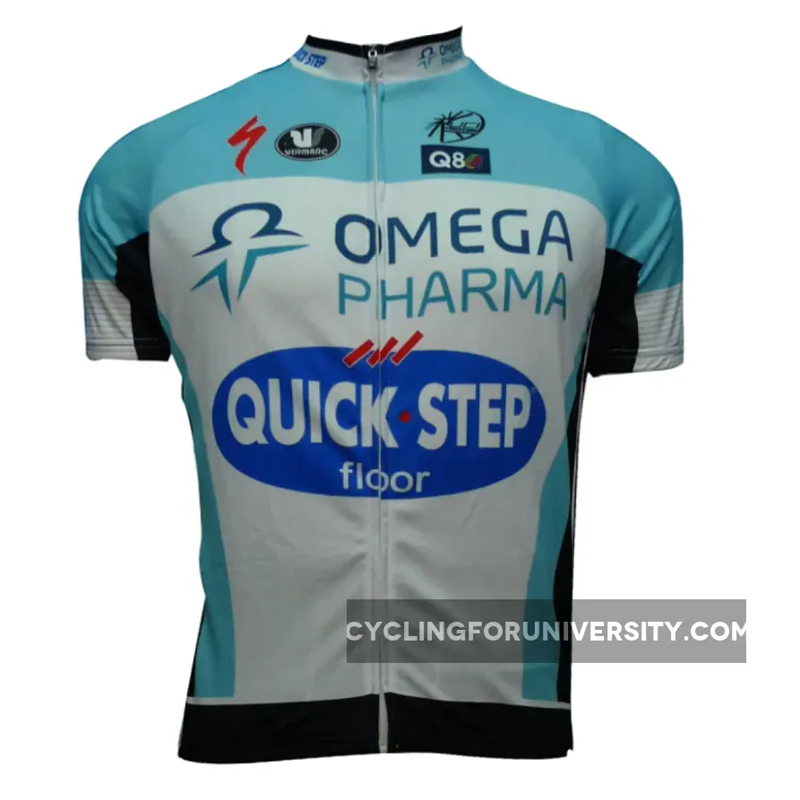 2012 TEAM QUICK STEP Cycling Jersey Short Sleeve For Sale