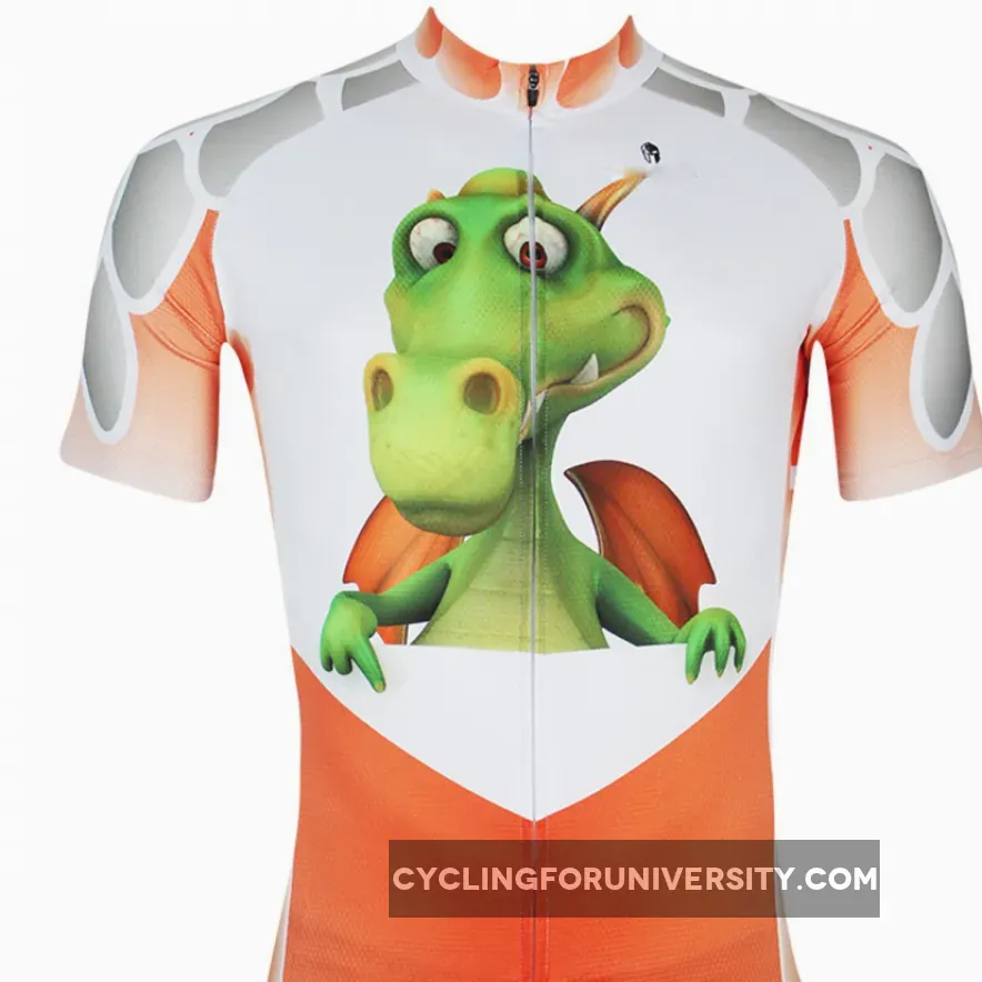 ILPALADINO Dragon Men's Cycling Short Sleeve Bike Shirt Quick Dry Exercise Bicycling Pro Cycle Clothing Racing Apparel Outdoor Sports Leisure Biking Shirts NO.167