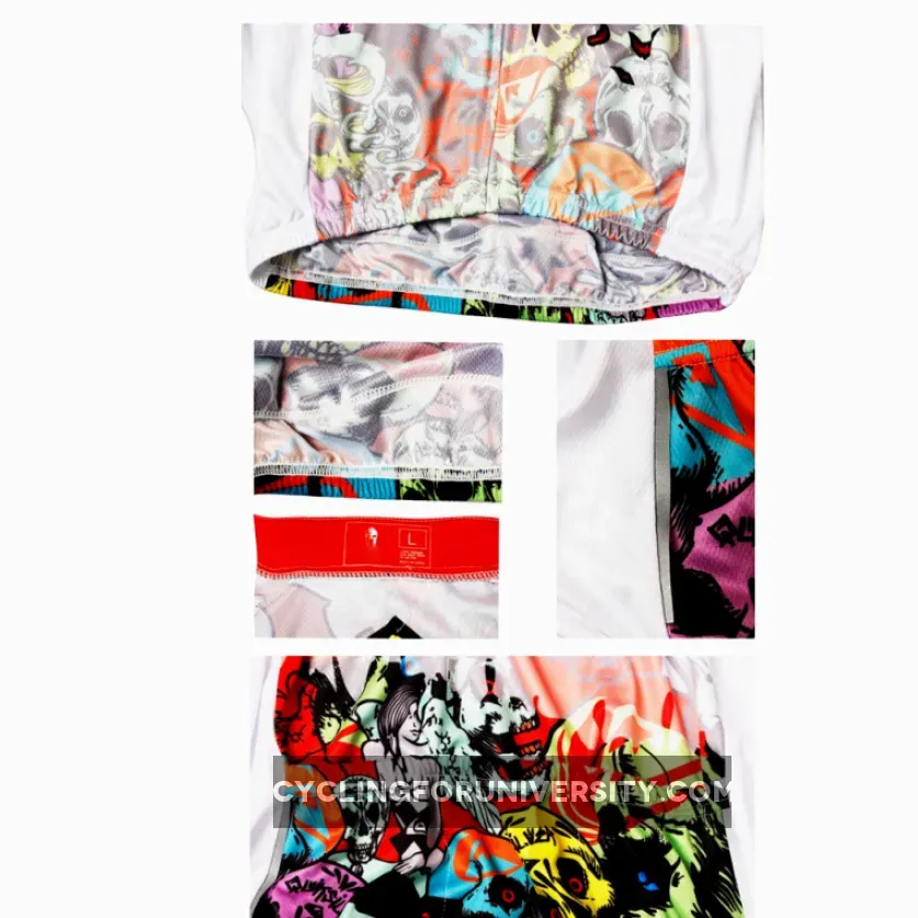 Skull Men's Cycling Sleeveless Summer Jersey NO. W088