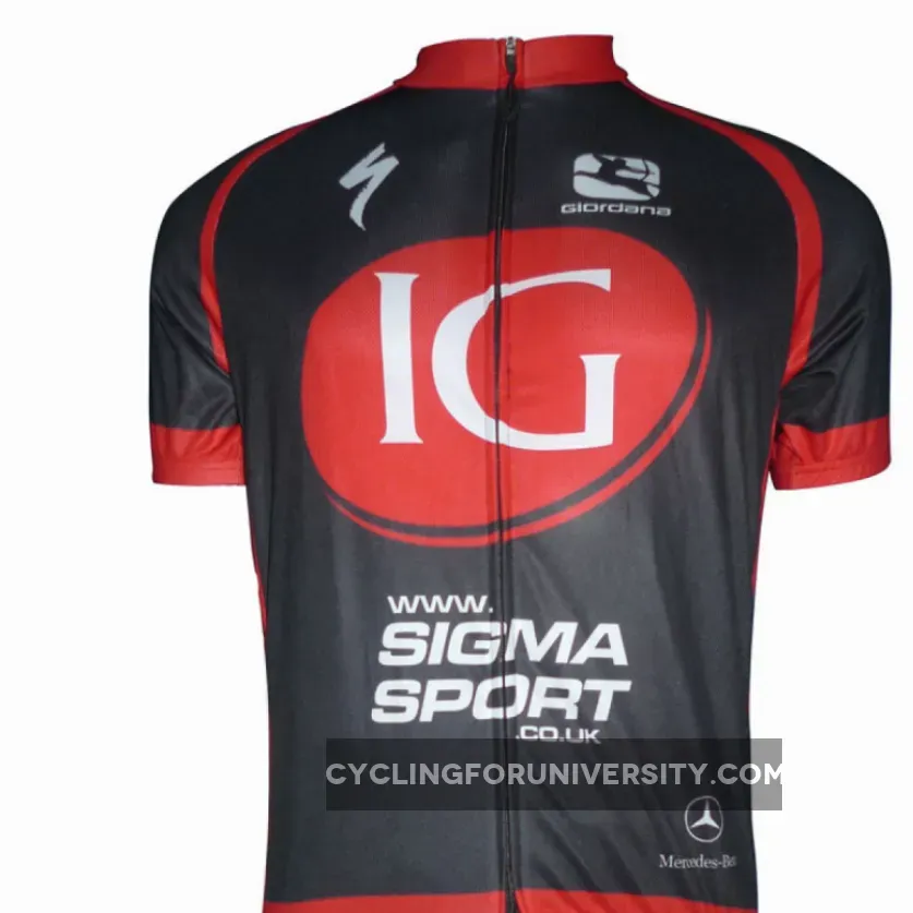 2012 Team IG - Sigma Sport Short Sleeve cycling jersey