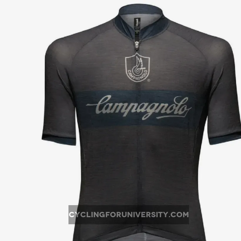 Campagnolo PALLADIO Wool Cycling Jersey Short Sleeve Grey / Campagnolo Jersey