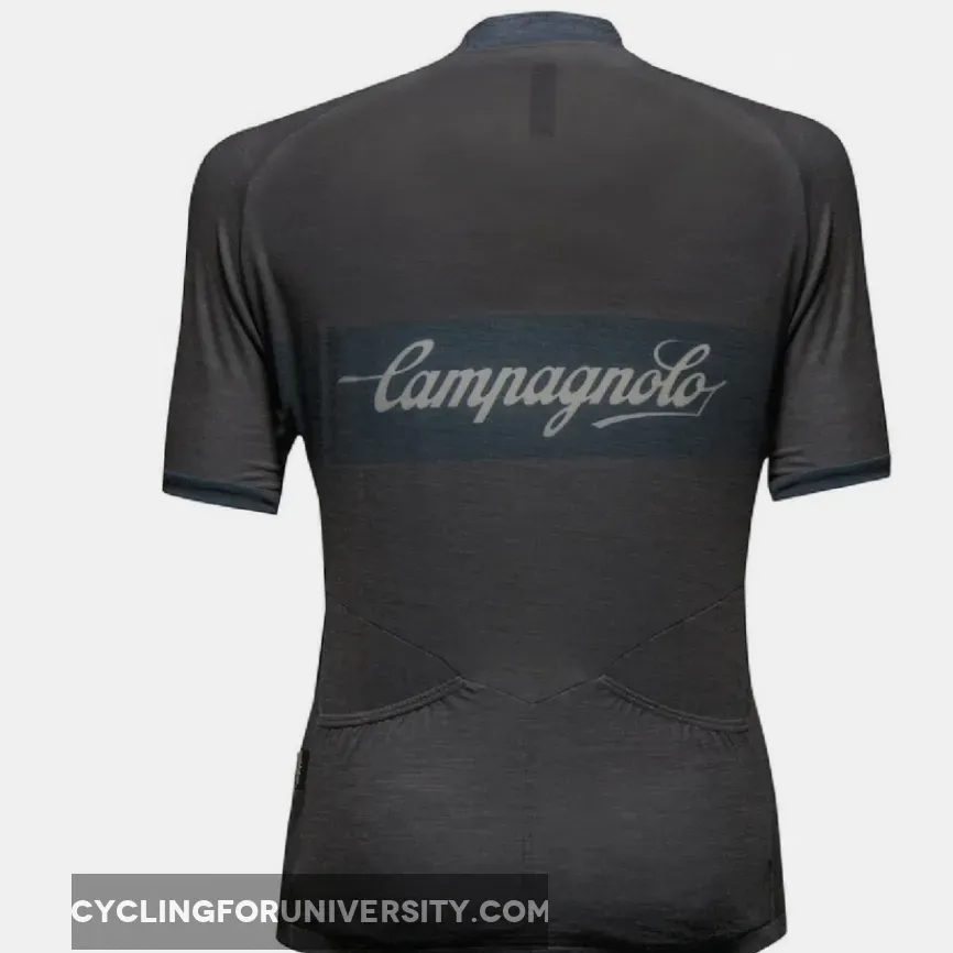 Campagnolo PALLADIO Wool Cycling Jersey Short Sleeve Grey / Campagnolo Jersey