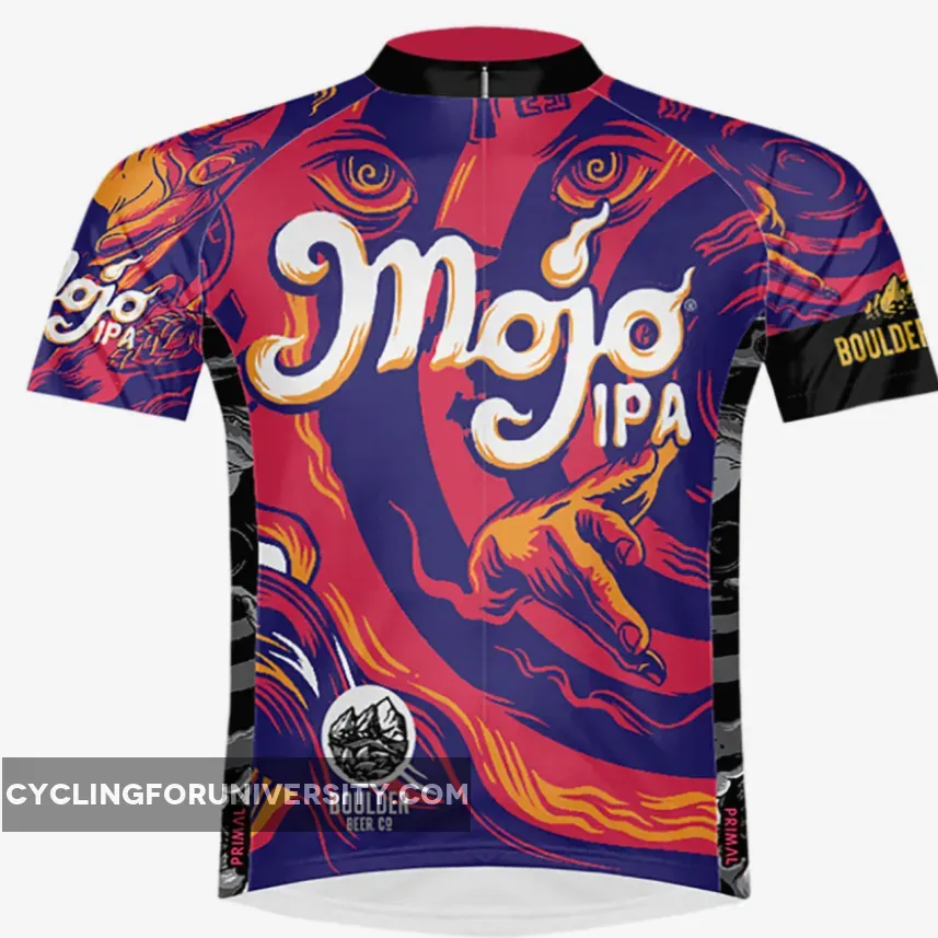Primal Wear Boulder Beer Mojo IPA Men's Full Zip Cycling Jersey MOJOJ20M_M