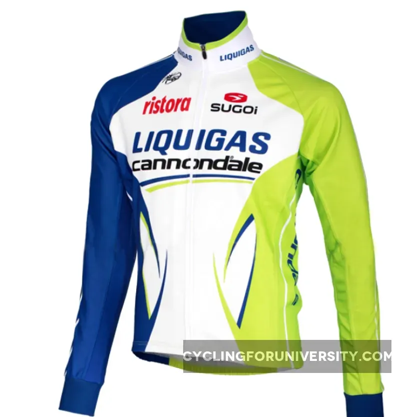 LIQUIGAS-CANNONDALE Long Sleeve Jersey 2012 Online