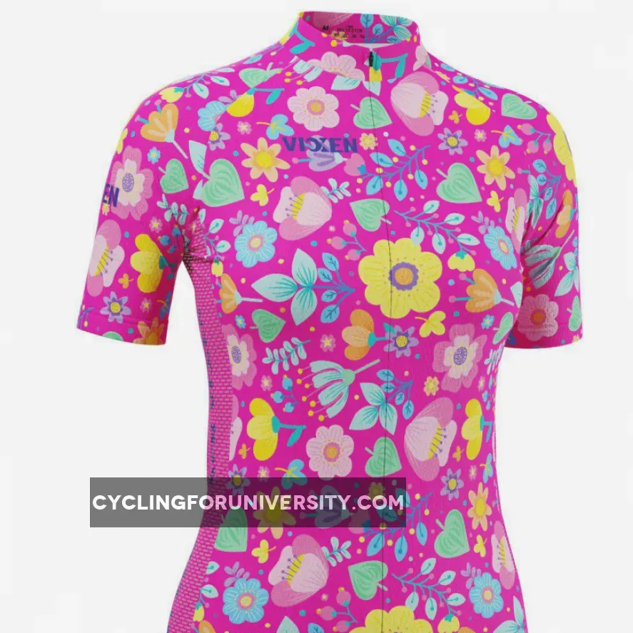 Vixen Women's Bouquet Floral Short Sleeve Cycling Jersey