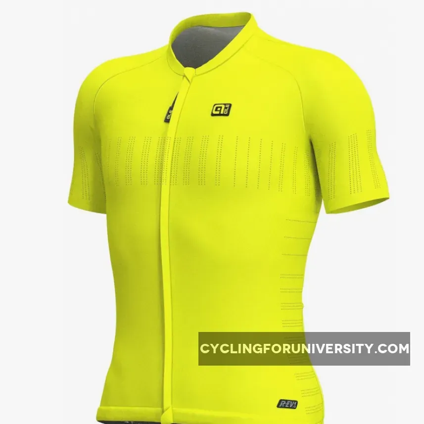 ALE' Cooling R-EV1 Yellow Fluo Jersey,