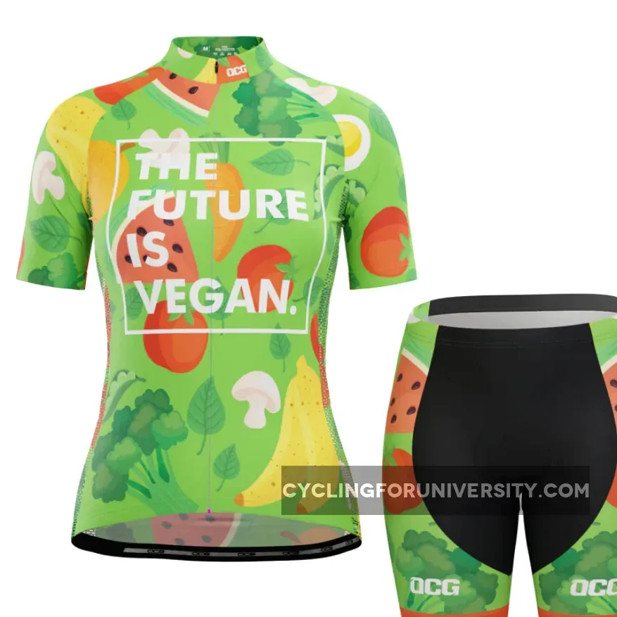 Women's The Future is Vegan Short Sleeve Cycling Kit