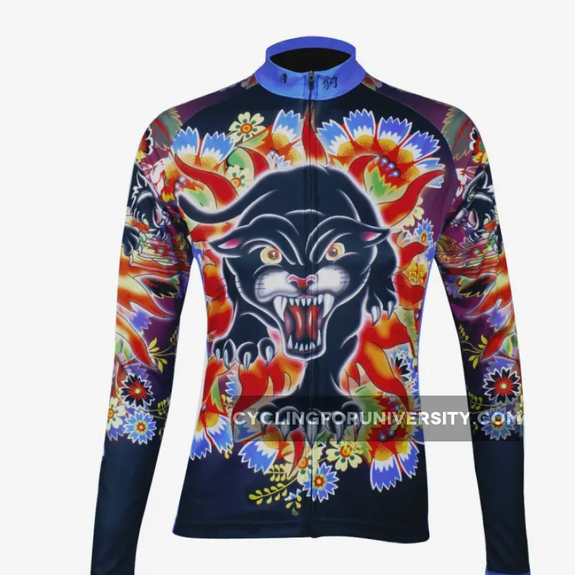 Ilpaladino Black-panther walking from anthemia Summer Women's Short/Long-Sleeve Cycling Jersey Biking Shirts Breathable Sports Clothes Apparel Outdoor Gear NO.118