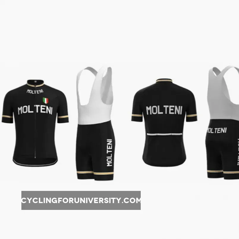 Molteni Black Cycling Race Suit For Sale