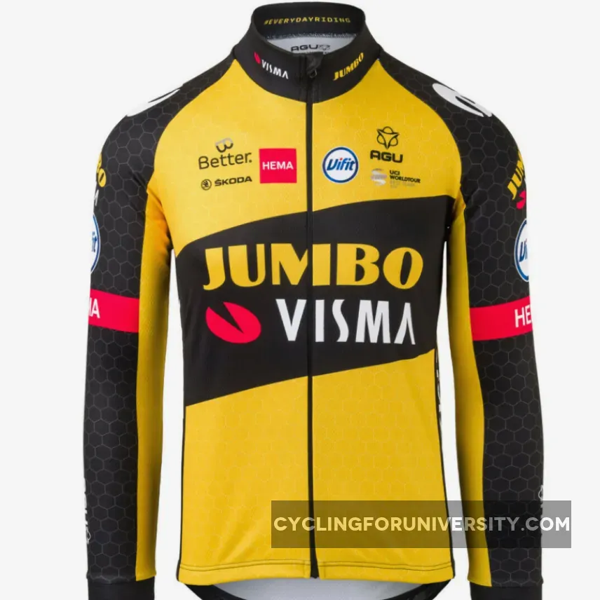 2021 Jumbo Visma Long Sleeve Jersey, Outlet JUM21L1