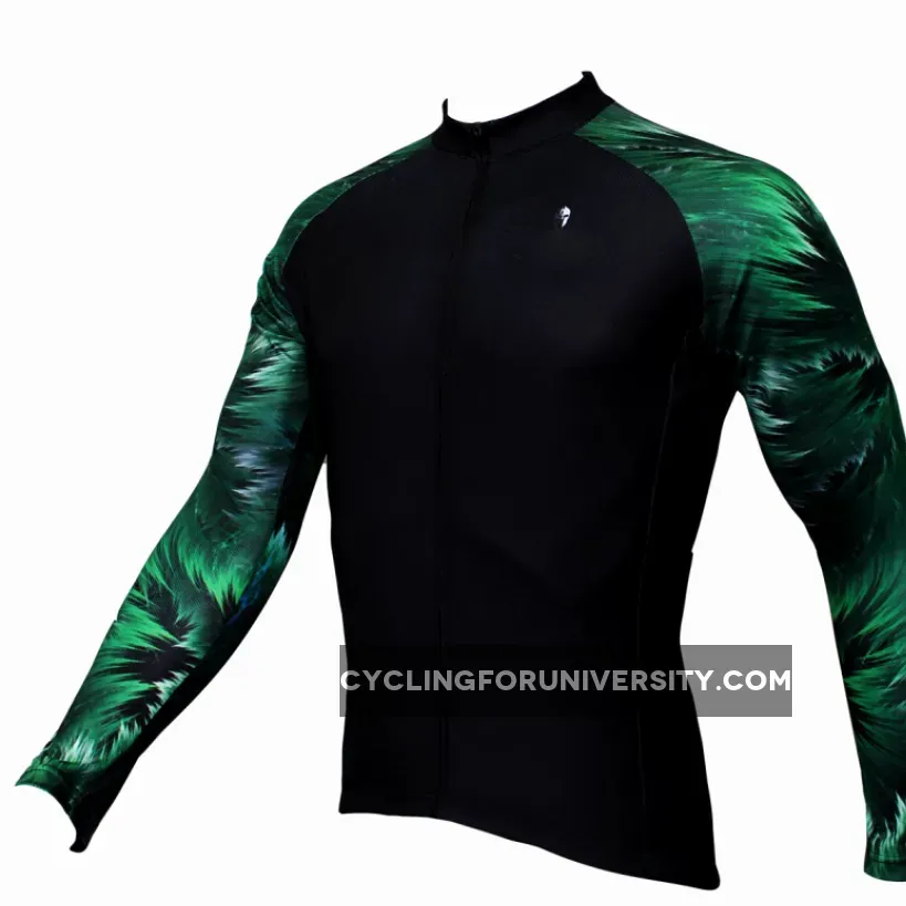 【Graphic Arm Shirt】 ILPALADINO Cool-arm Men's Cycling Black Long-sleeve Jerseys Spring Autumn Apparel Outdoor Sports Gear Leisure Biking Shirt With Several Individual Styles