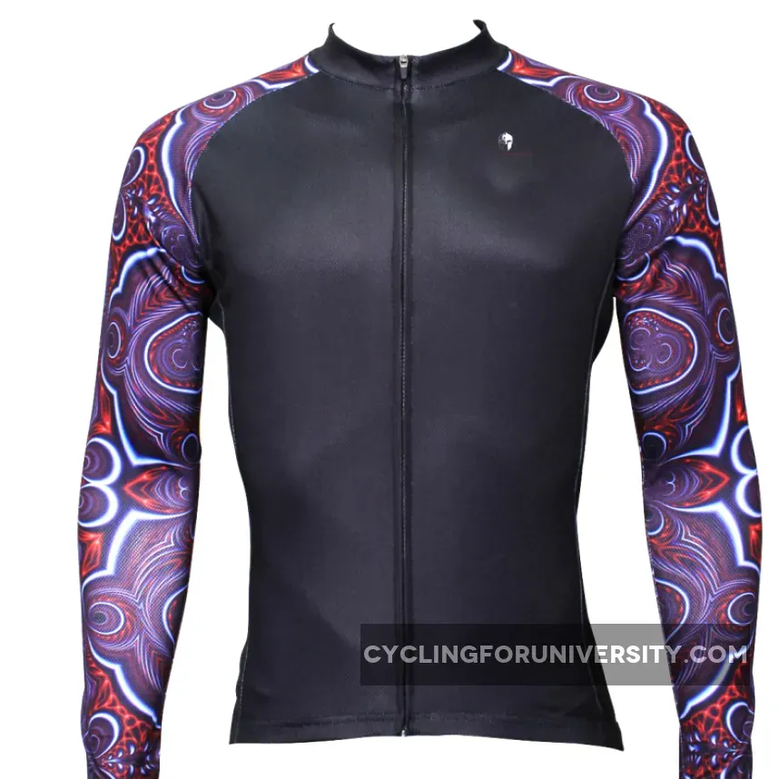 【Graphic Arm Shirt】 ILPALADINO Cool-arm Men's Cycling Black Long-sleeve Jerseys Spring Autumn Apparel Outdoor Sports Gear Leisure Biking Shirt With Several Individual Styles