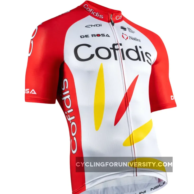 2021 Cofidis Full Zip Jersey, New Releases COF21J1