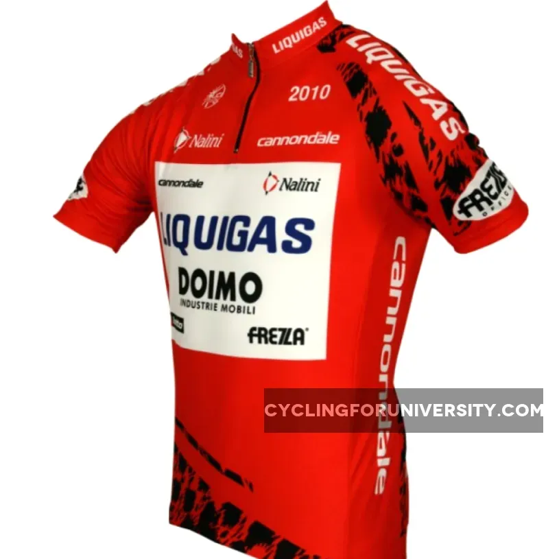 Liquigas 2010 Vuelta España Sieger Radsport-Profi-Team Short Sleeve Jersey