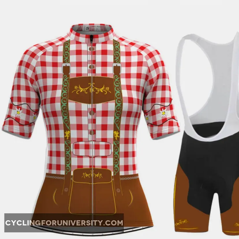 Women's Tirolese Cycling Kit Red Online