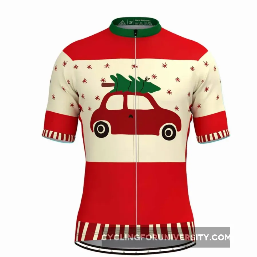 Christmas Tree Ugly Sweater Cycling Jersey Brand New