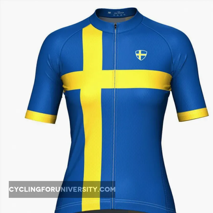 Women's Sweden Swedish Flag Cycling Jersey Restock