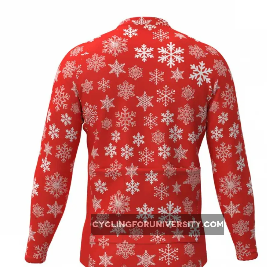 Snowflake Long Sleeve Cycling Jersey Outlet