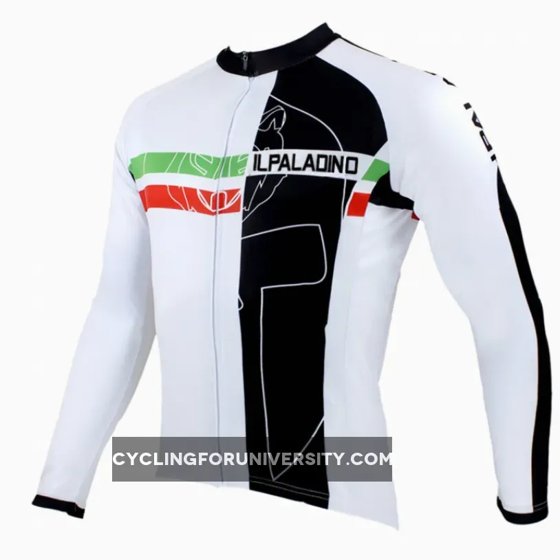 Men's Sportwear Quick-dry Stylish Long-sleeve Cycling Jersey Breathable Outdoor Sport Bike White Shirt with Black Patchwork Fall Autumn Shirt 011(velvet)