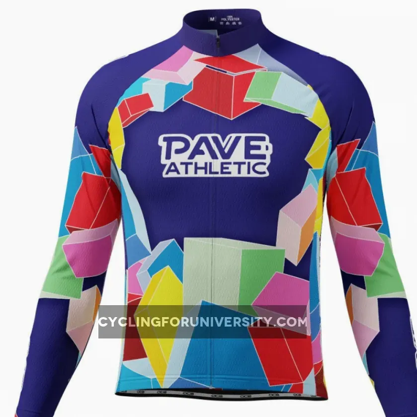 PAVE Athletic Cuddles Long Sleeve Cycling Jersey, Mapei Cycling