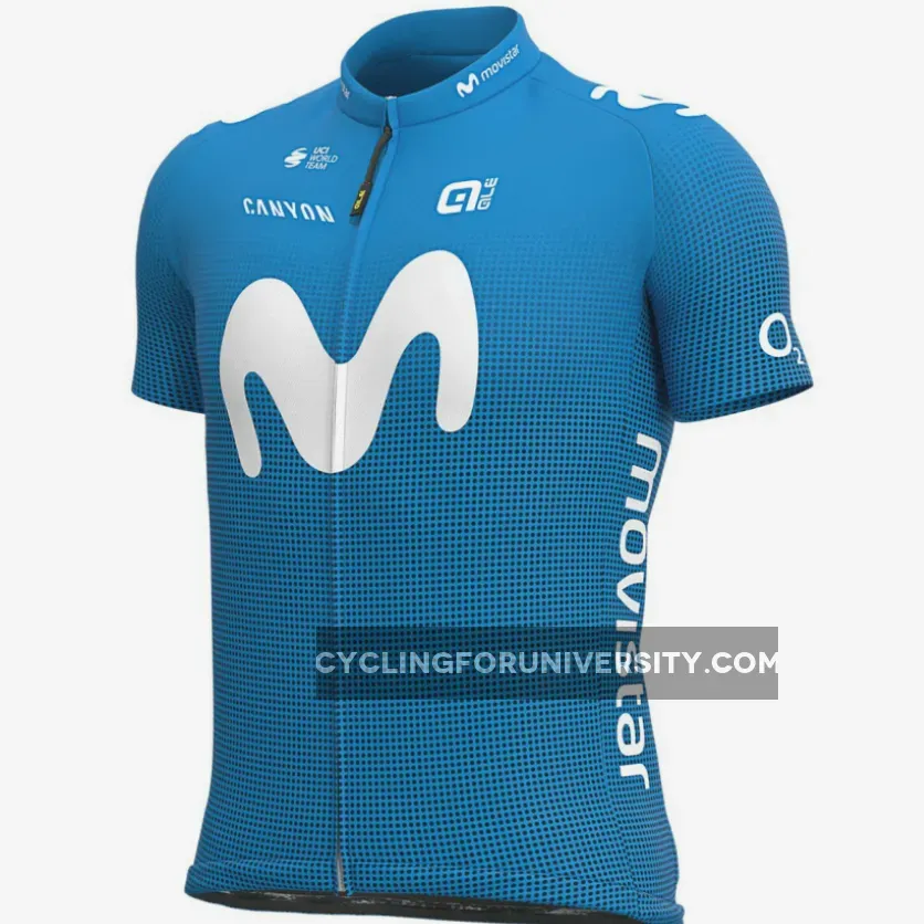 2021 Movistar Prime Full Zipper Jersey, Online MOV21J1