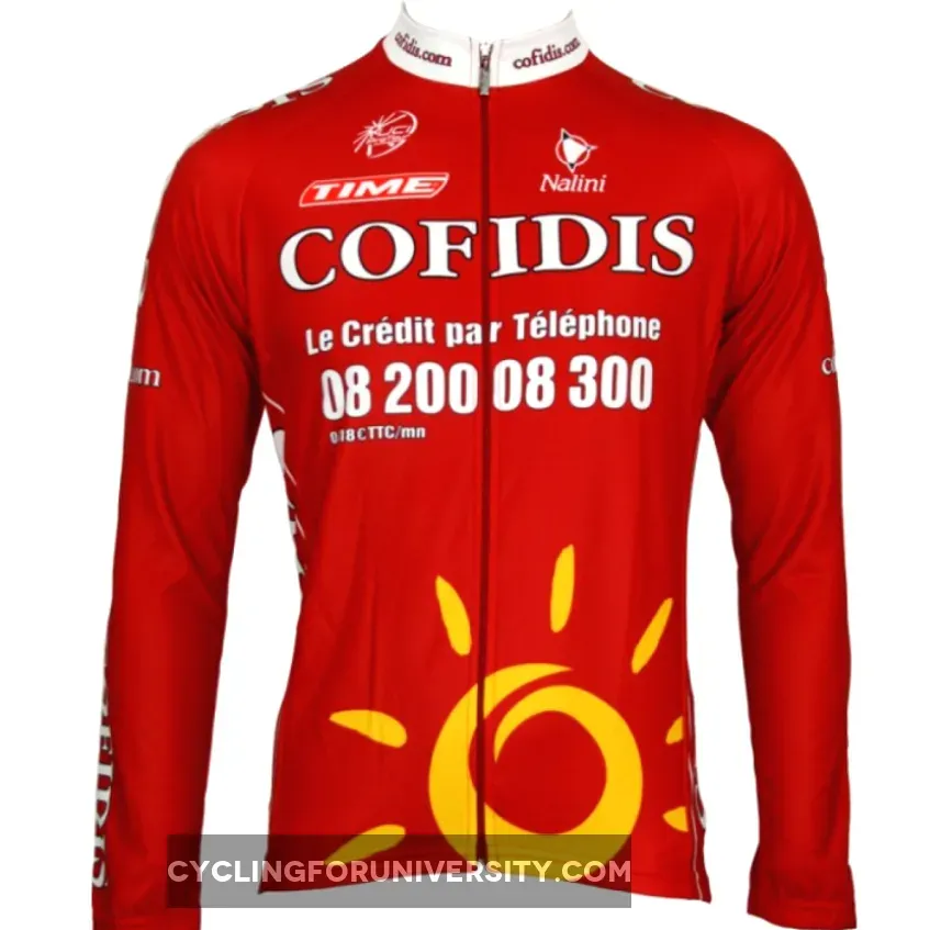Cofidis 2008 - Radsport-Profi-Team-long sleeve jersey