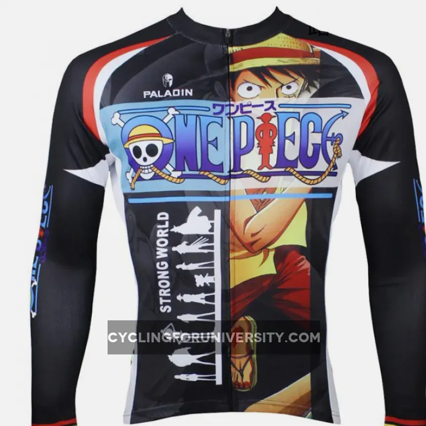 ONE PIECE Series Sea Kings Anime Manga Pirates Men's Cycling Suit/Jersey Team Jacket T-shirt Summer Spring Autumn Clothes Sportswear Cartoon World Monkey D. Luffy Supernatural Gum-Gum Devil Fruit Eater NO.068