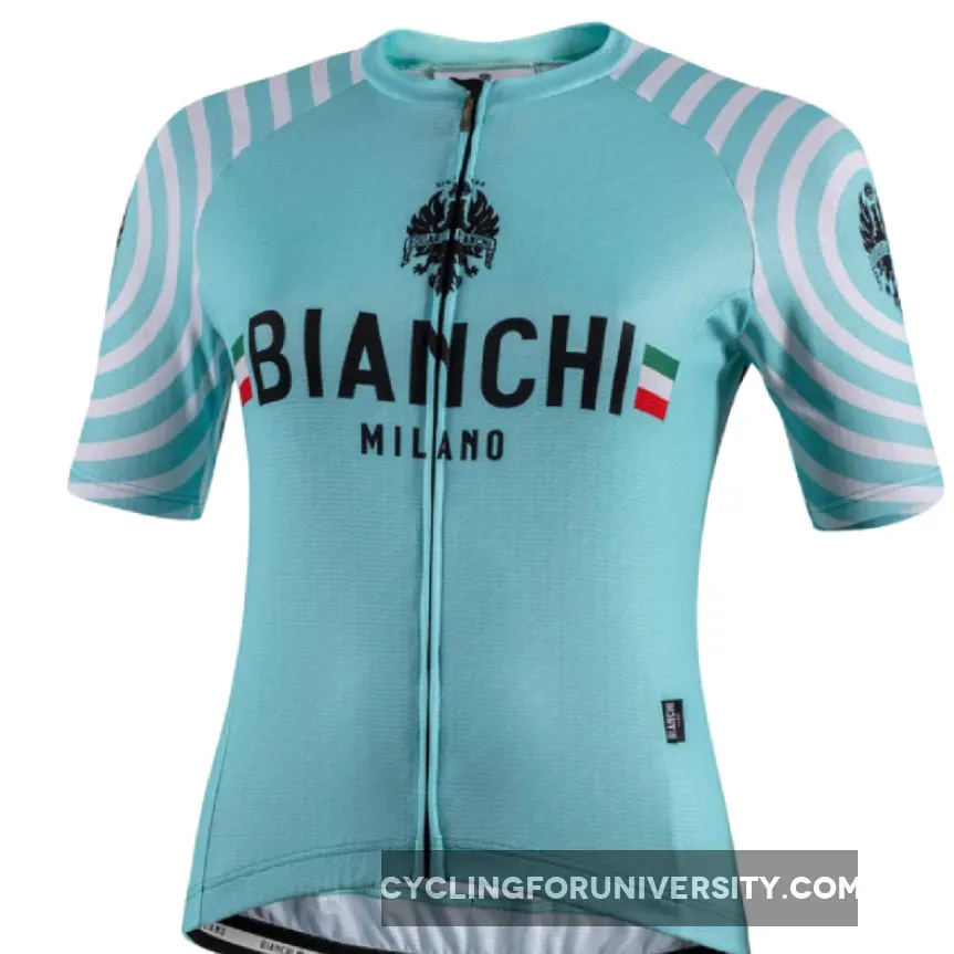 Nalini 2020 Bianchi-Milano Altana Women's Short Sleeve Cycling Jersey Celeste