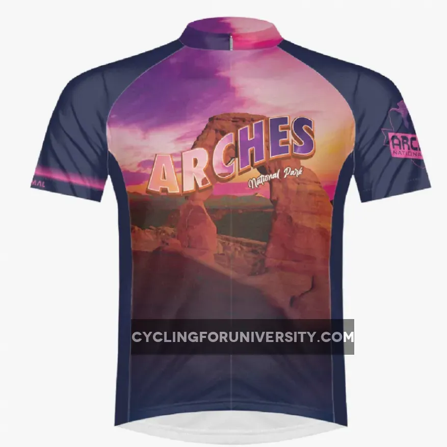 Primal Wear 2021 Arches National Park Moab Utah Full Zip Sport Cycling Jersey / Utah Cycling Jersey