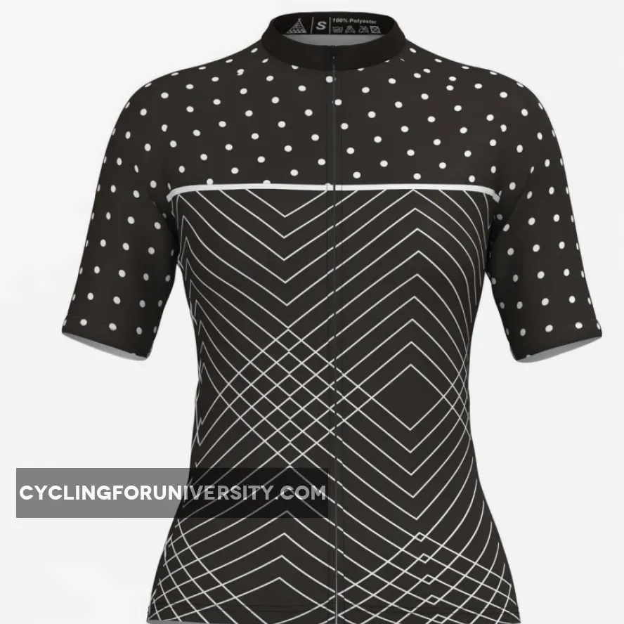 Women's Black Pro Team Racing Cycling Jersey Online