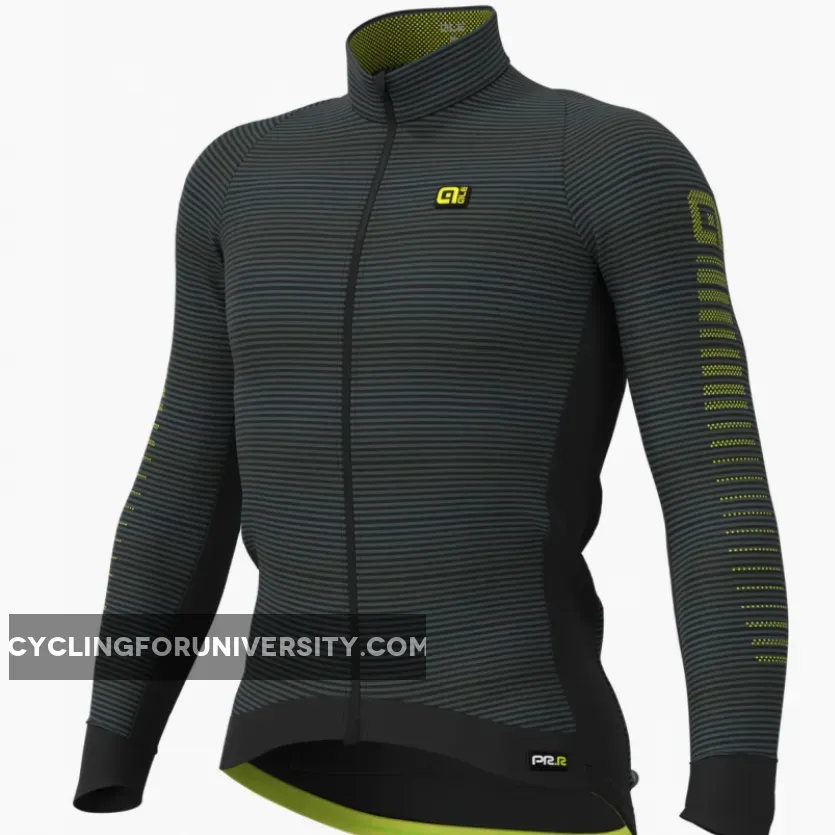 ALE' Thermo Road PRR Yellow Long Sleeve Jersey,
