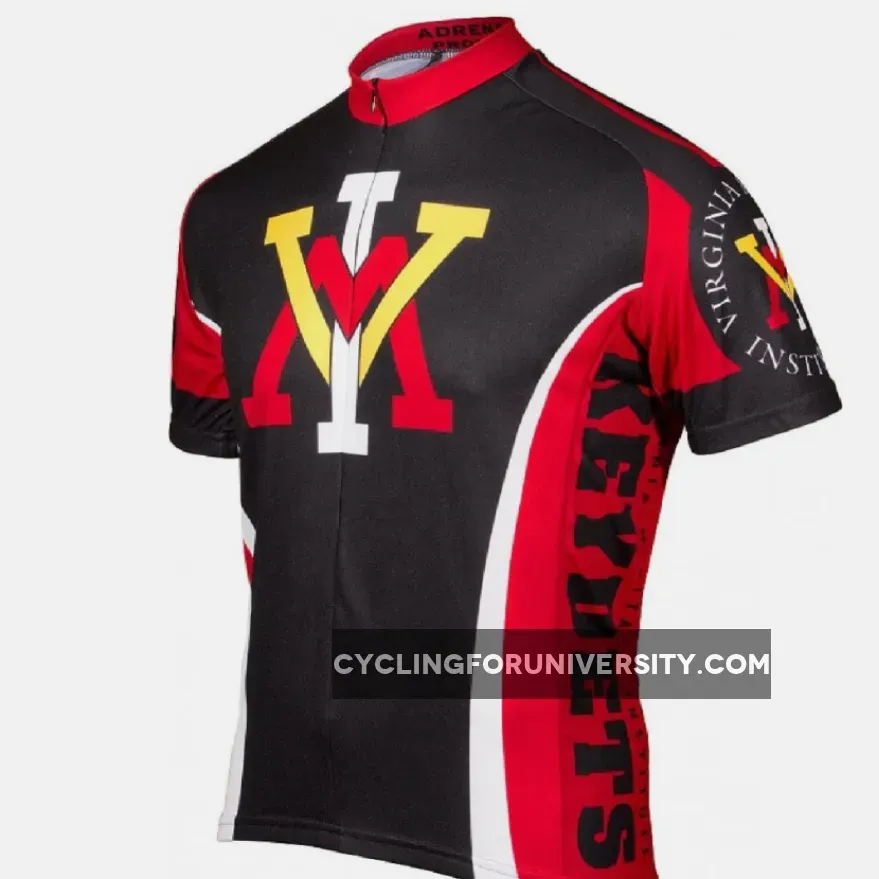 Adrenaline Promo Virginia Military Institute VMI 3/4 zip Men's Cycling Jersey, Vmi Clothing VMI-MED