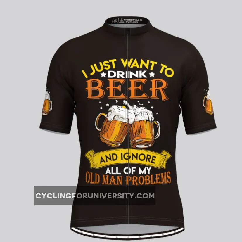 I Just Want To Drink Beer Cycling Jersey For Sale