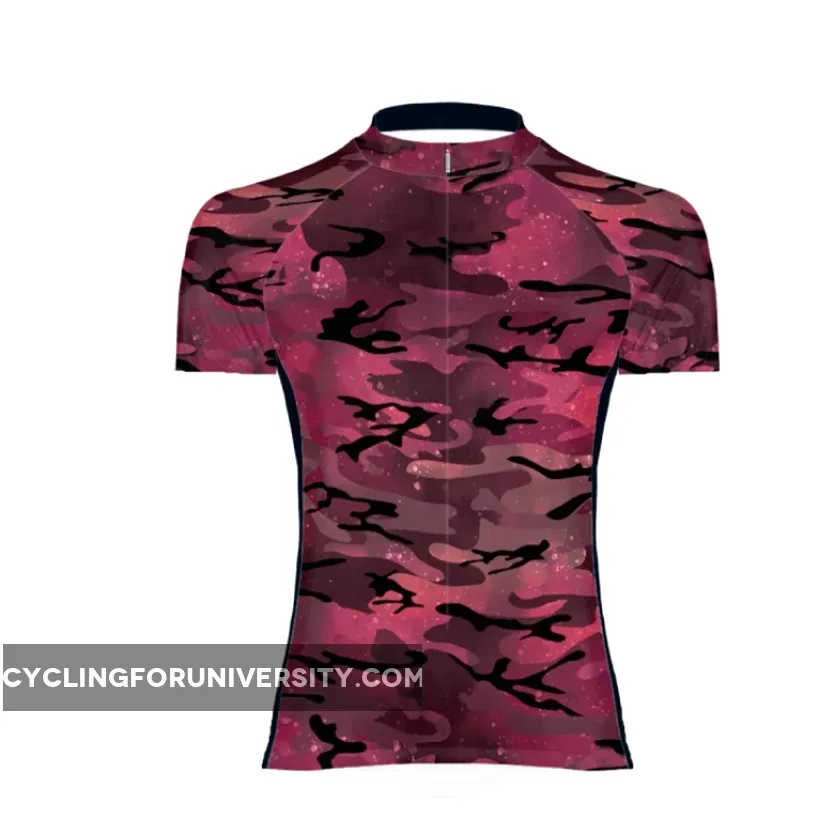 Primal Wear Cosmic Camo Women's Sport Cut full zip short sleeve Cycling Jersey