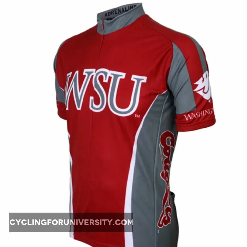 Washington State University (WSU) Cougars Cycling Short Sleeve Jersey