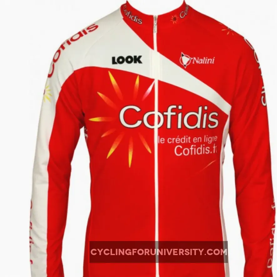 Cofidis 2012 Radsport-Profi-Team-long Sleeve Jersey To Buy