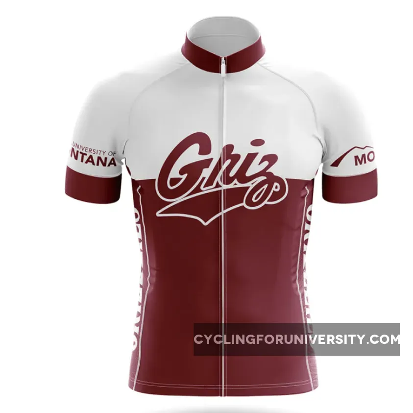 University of Montana V2 - Men's Cycling / Jersey Only #Montana Cycling Jersey